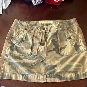 JCrew Camouflage Mini Skirt